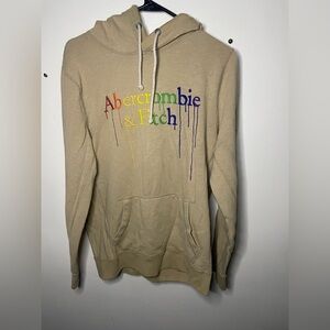 Abercrombie and Fitch melting, rainbow hoodie, size small